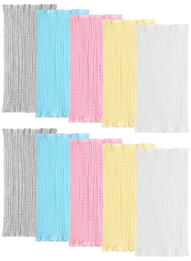 Cutecrop 10 Pcs Baby Belly Band Elastic Gtube Belt Double Layer Belly Button Cover Cotton Gtube Cover Umbilical Hernias Belt for Babies Toddler Boys Girls - Image 1
